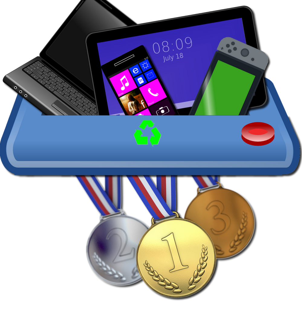 medal making from e-waste in Tokyo Olympics